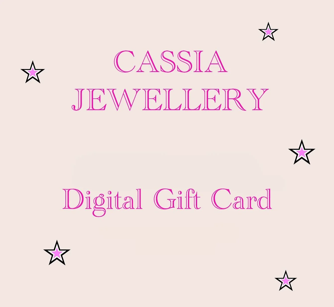 If you do leave your #ChristmasShopping to the last minute🌟Why not get a digital Cassia Jewellery Gift Card 🤗

#digitalgiftcard #cassiajewellery
