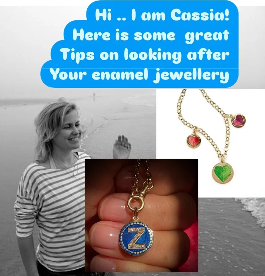 Looking after your enamel jewellery
Some top tips

#enameljewellery #enamelcare #jewellerycaretips
