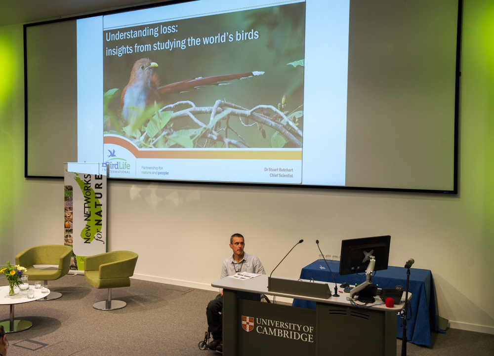 Stu Butchart speaks on birds and loss © Cheryl-Samantha Owen