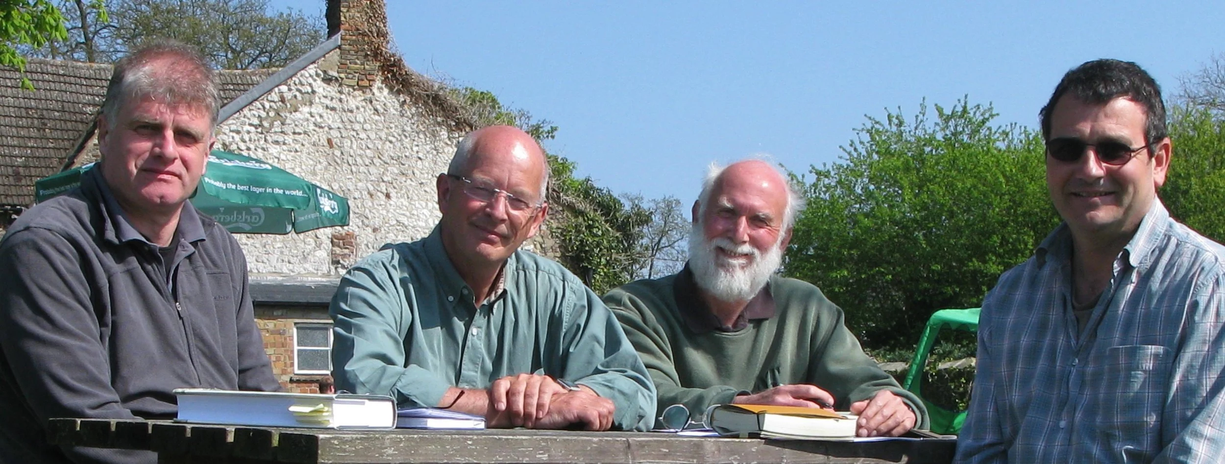 John Fanshawe, Tim Birkhead, Jeremy Mynott, Mark Cocker