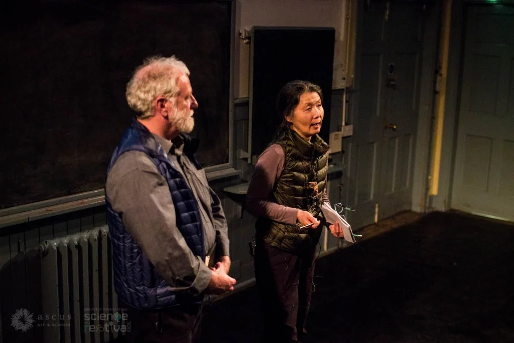 Tim Collins with Reiko Goto