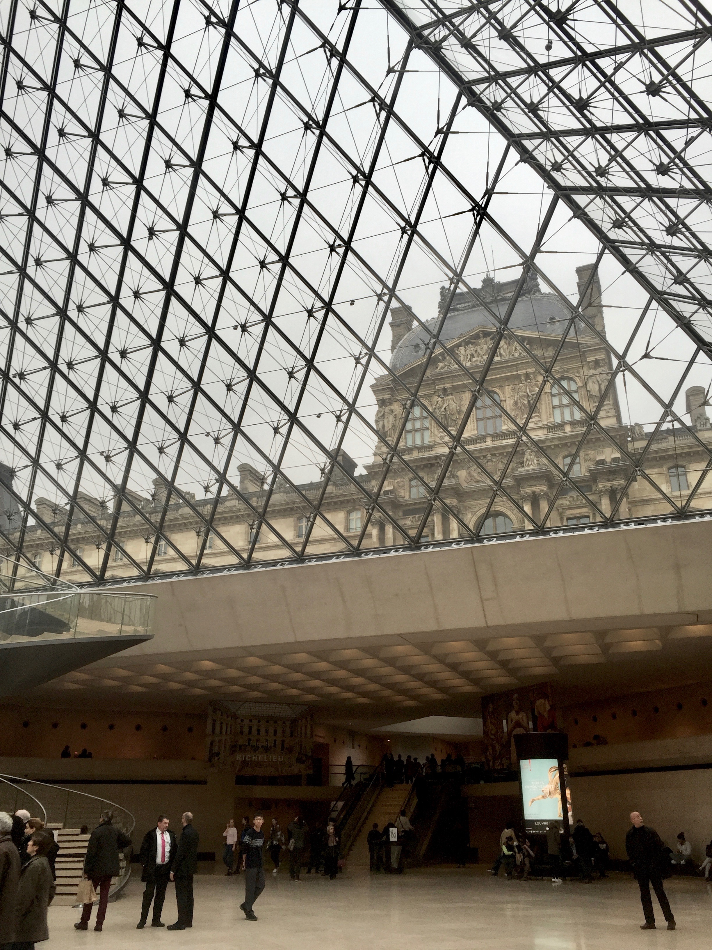 Le Louvre, Old and New   photo by L.D. Van Cleave