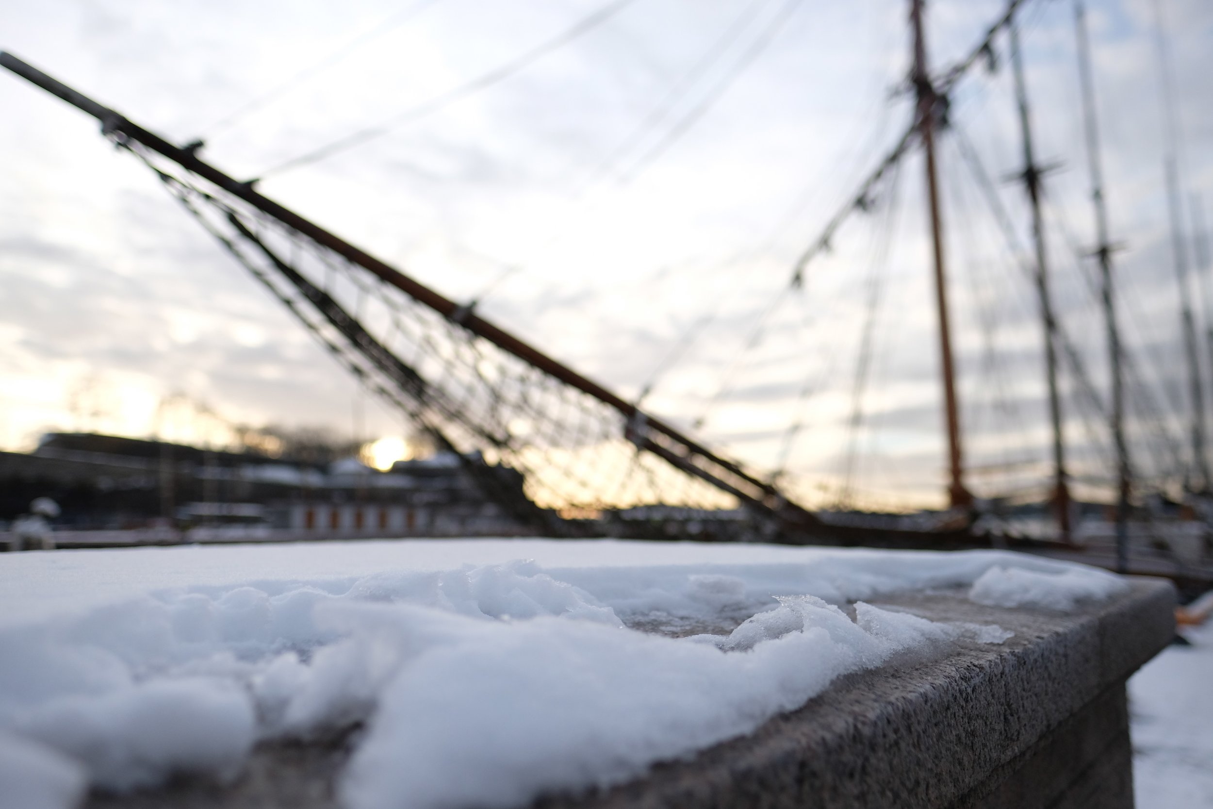 Docked Ships of Oslo    photo by L.D. Van Cleave