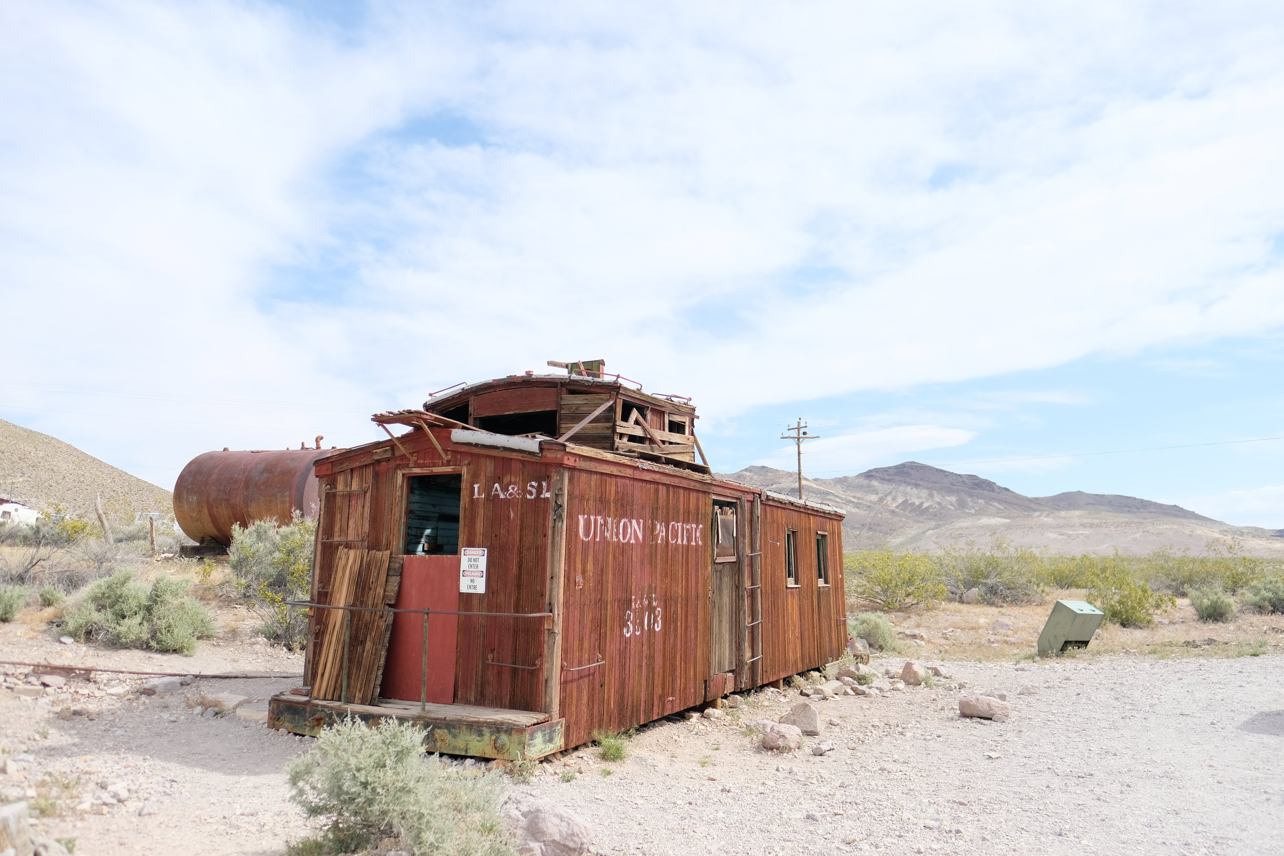Abandoned Box Car    photo by L.D. Van Cleave