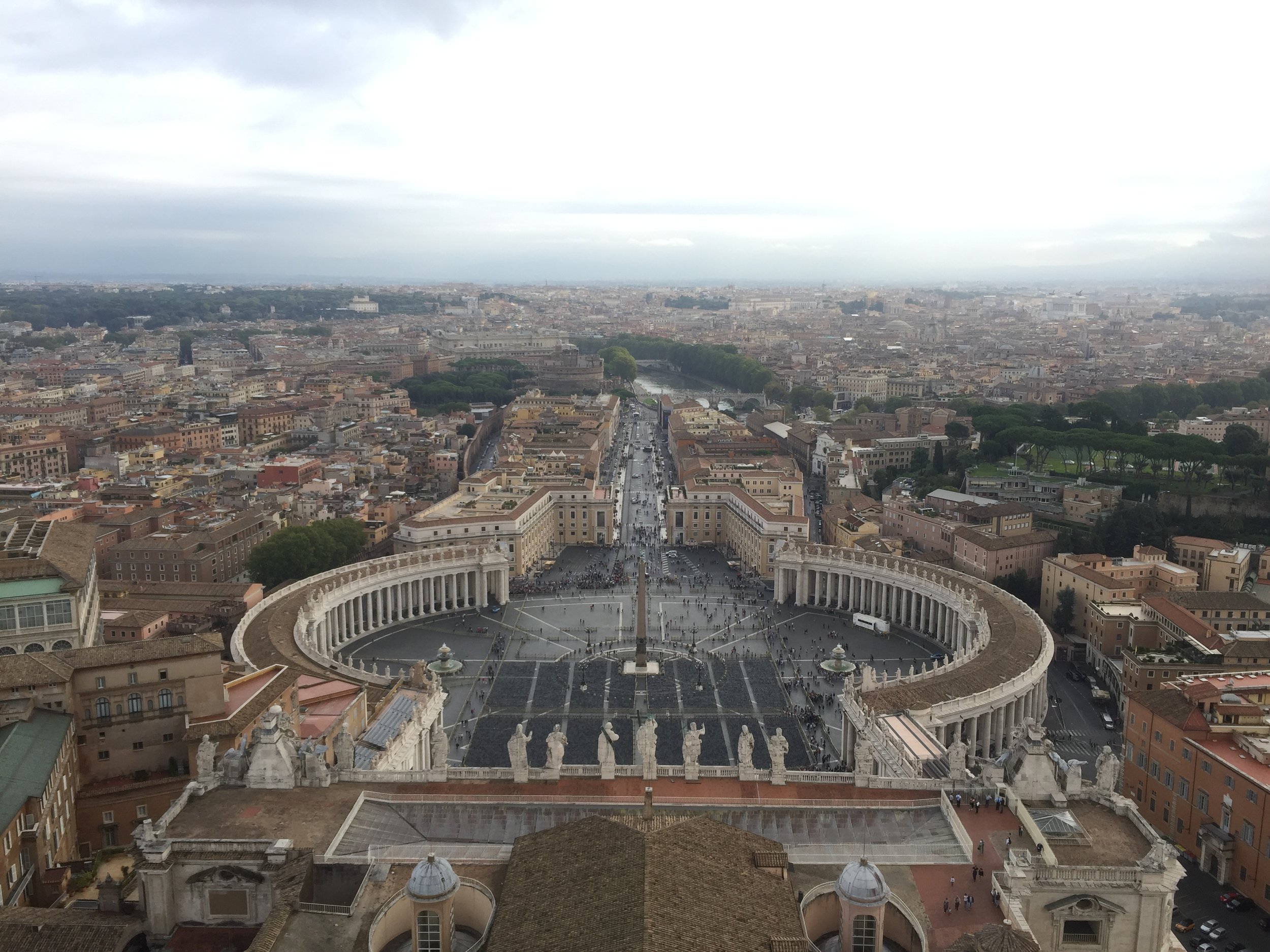 Top of the Vatican    photo by L.D. Van Cleave