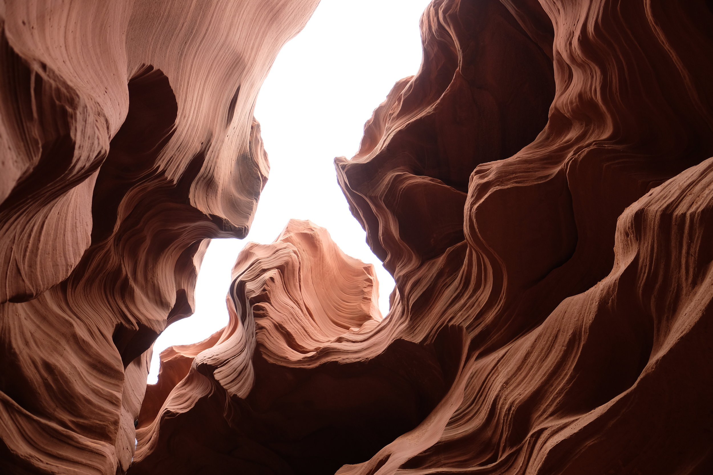 Slot Canyon Sky    photo by L.D. Van Cleave