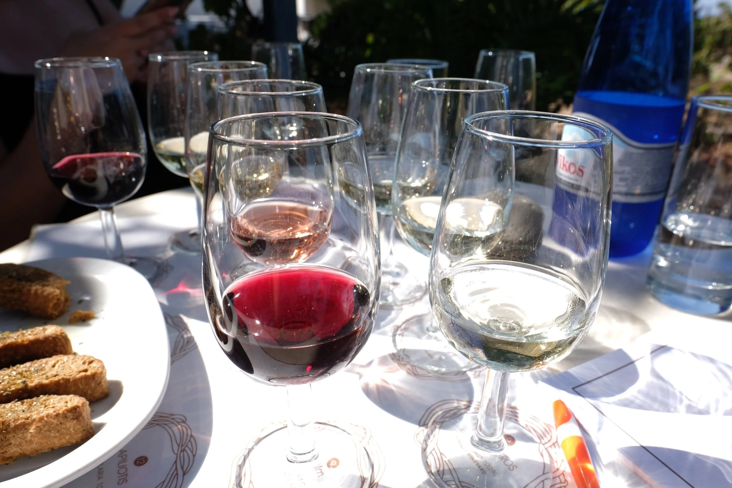 Domaine Sigalas Wine Tasting, Santorini, Greece | Observations from a Broad Travel Articles | Copyright 2018 Laura Eberschveiler