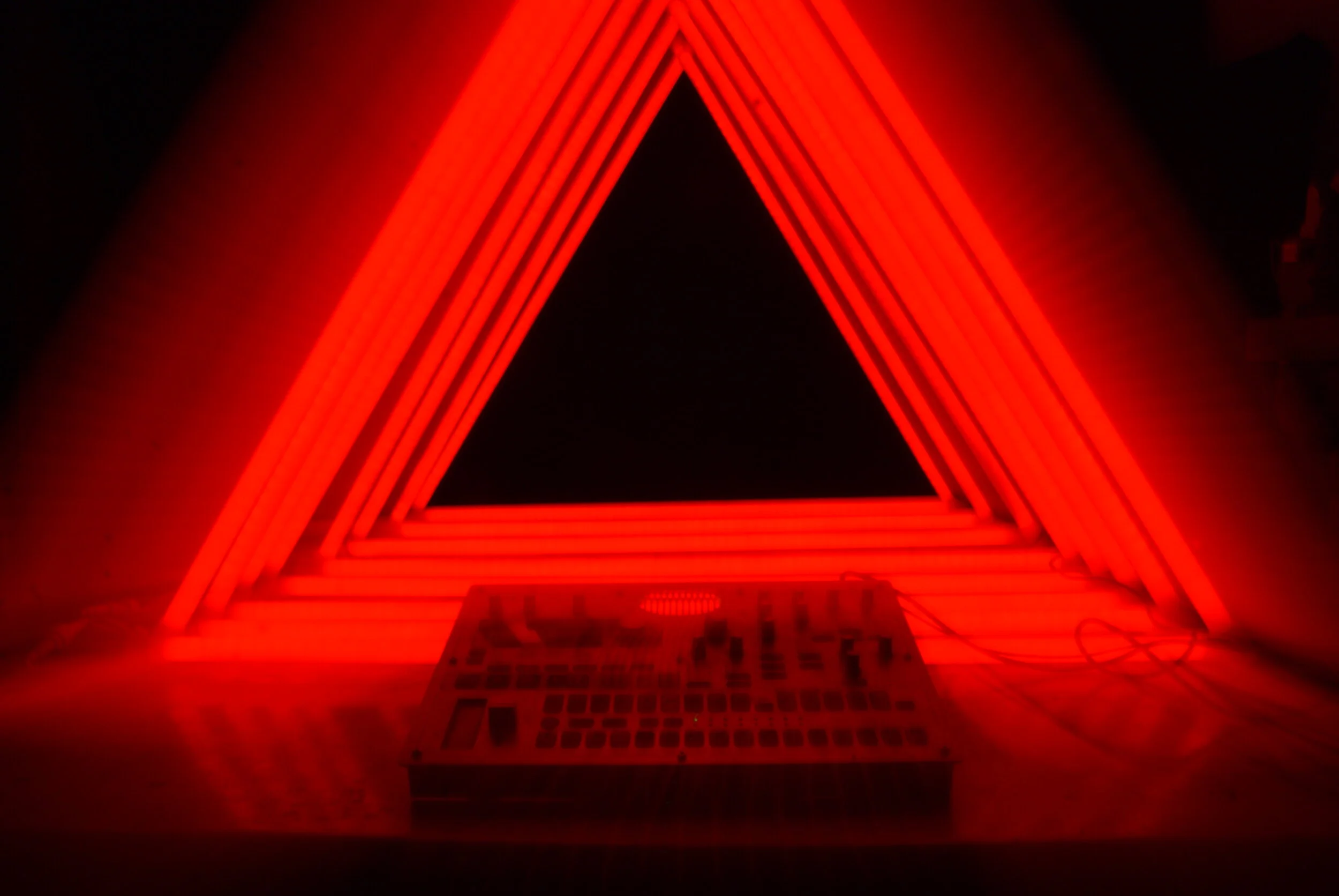 Triangles LED installation by Lumenlab Studio. 