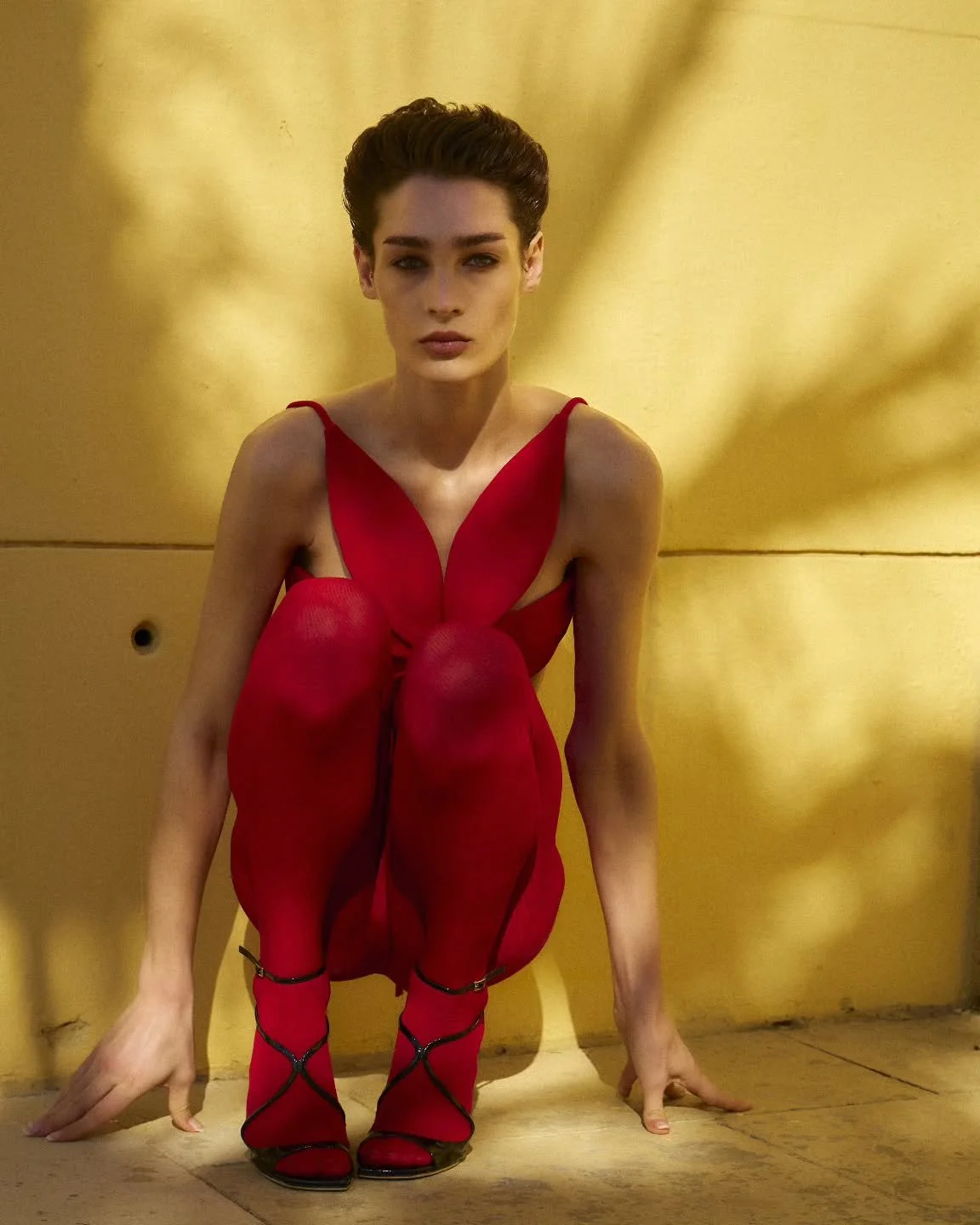 When working with references like the 80s, the challenge is not inspiration, it's rather control. And by "control" I mean knowing when to stop. With @philipblythman and @claudineblythman we explored that space through a Linda Evangelista-in