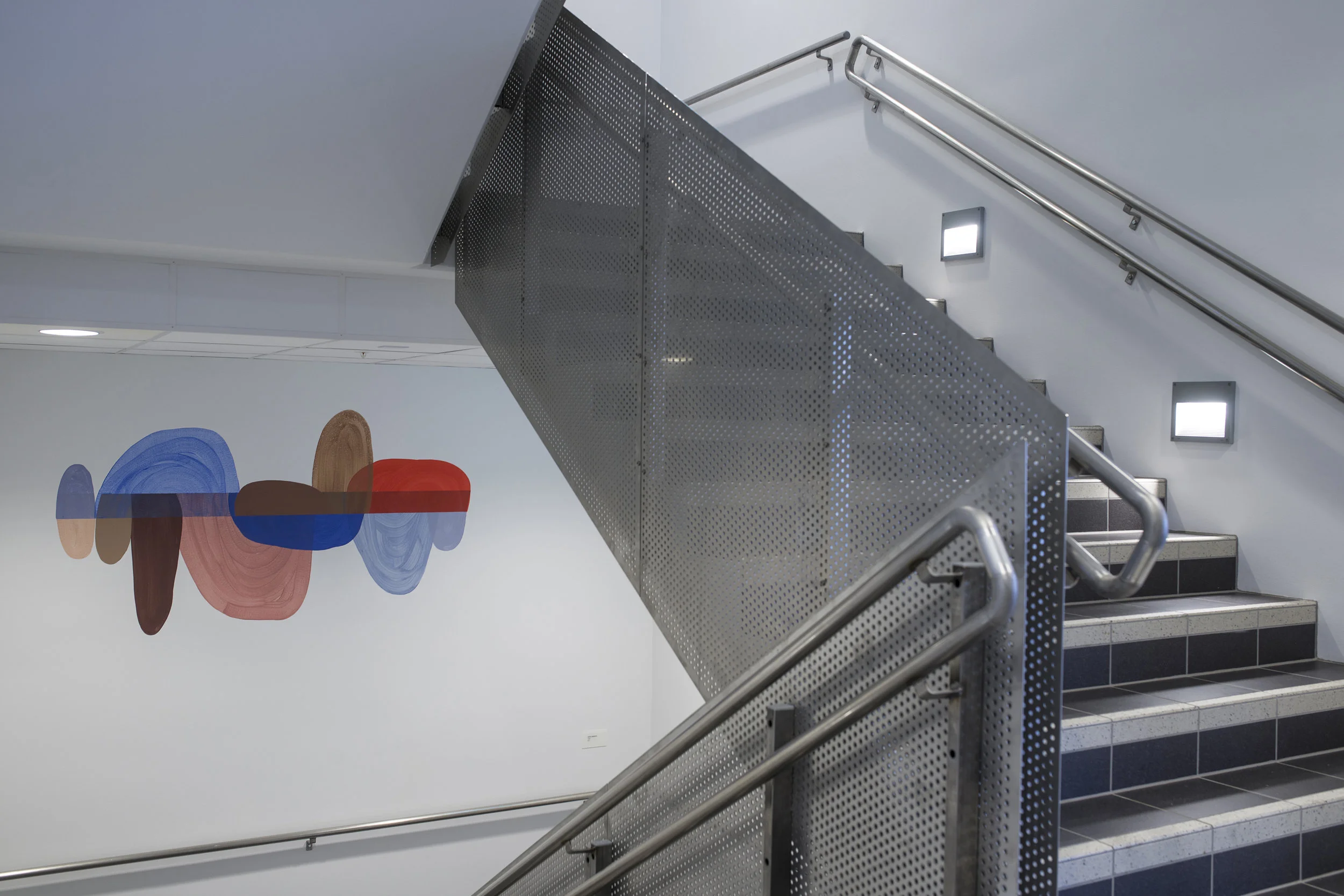  Index, silicate paint on wall, dimensions variable, 2012-14. 