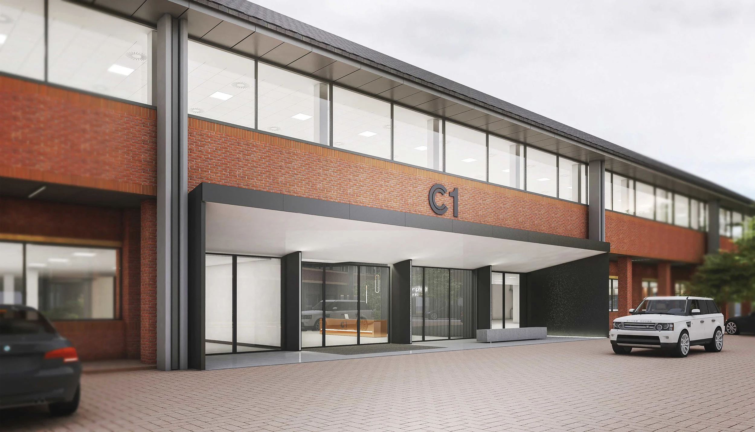 Graphic Design Agency Worthing London CGI Entrance Land Rover copy.jpg