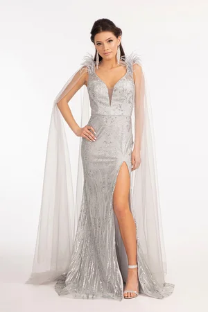 knee length dresses for ladies Mandy Mesh Off-The-Shoulder Formal Dress