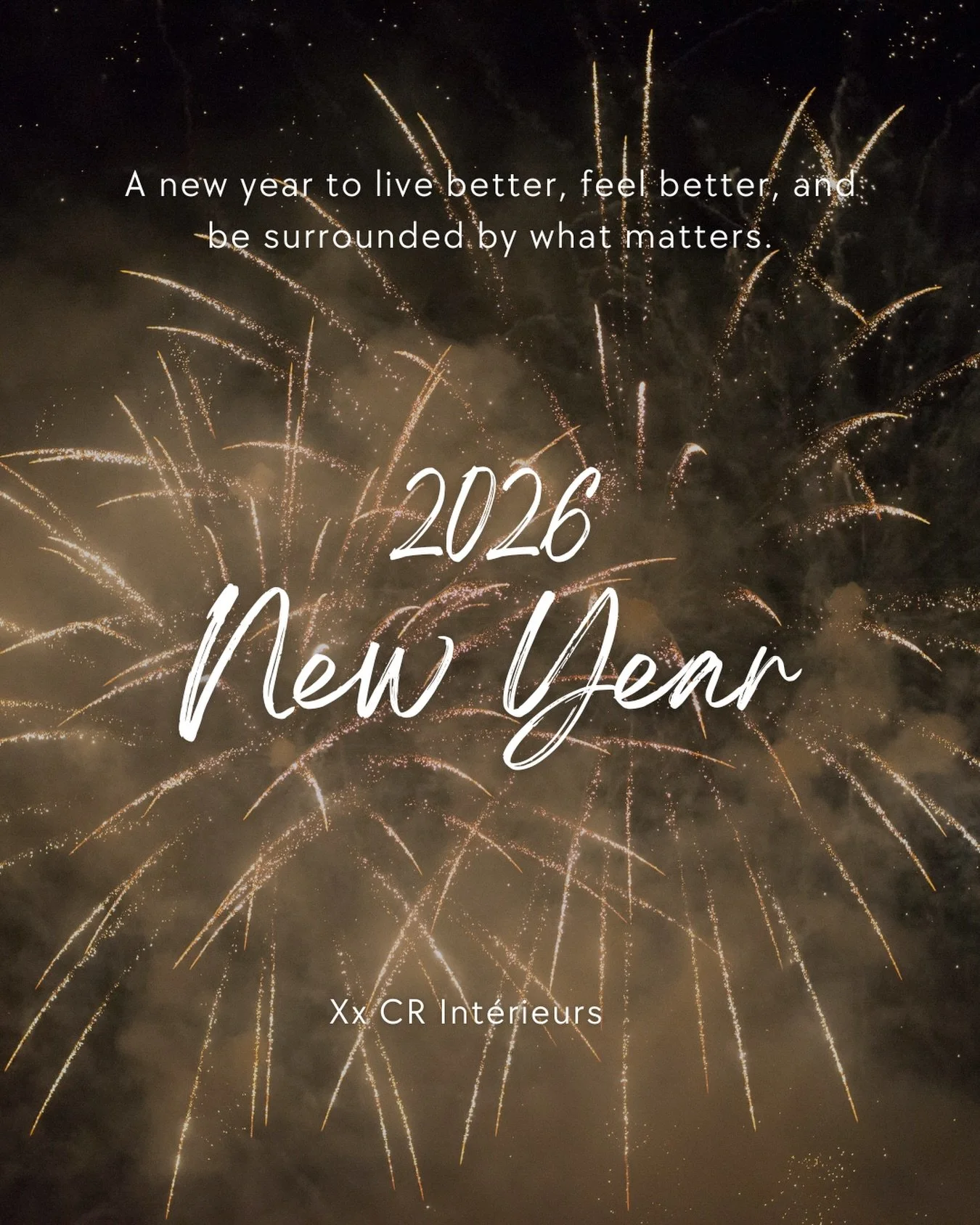 🇺🇸 Happy New Year.
May 2026 be a year of light, balance, and intention.
Xx CR Int&eacute;rieur

&mdash;&mdash;&mdash;&mdash;&mdash;&mdash;&mdash;&mdash;&mdash;&mdash;&mdash;&mdash;-11:11&mdash;&mdash;&mdash;&mdash;&mdash;&mdash;&mdash;&mdash;&mdash