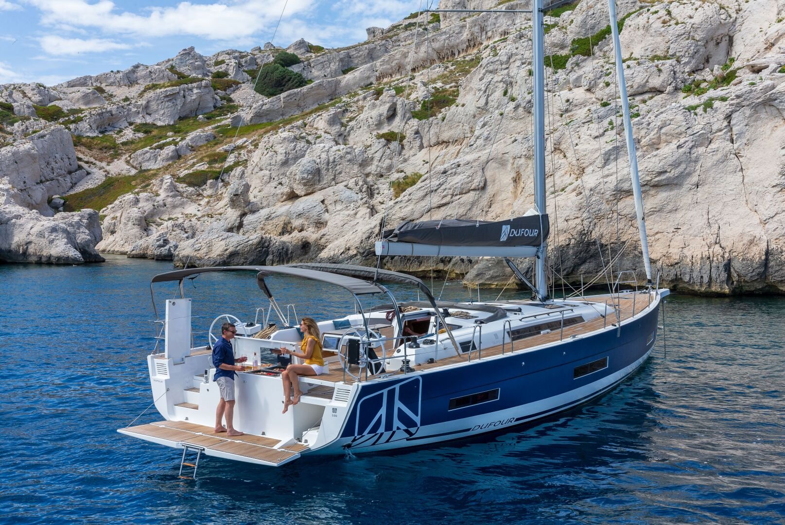 Dufour 530 sailing yacht for sale in Greece