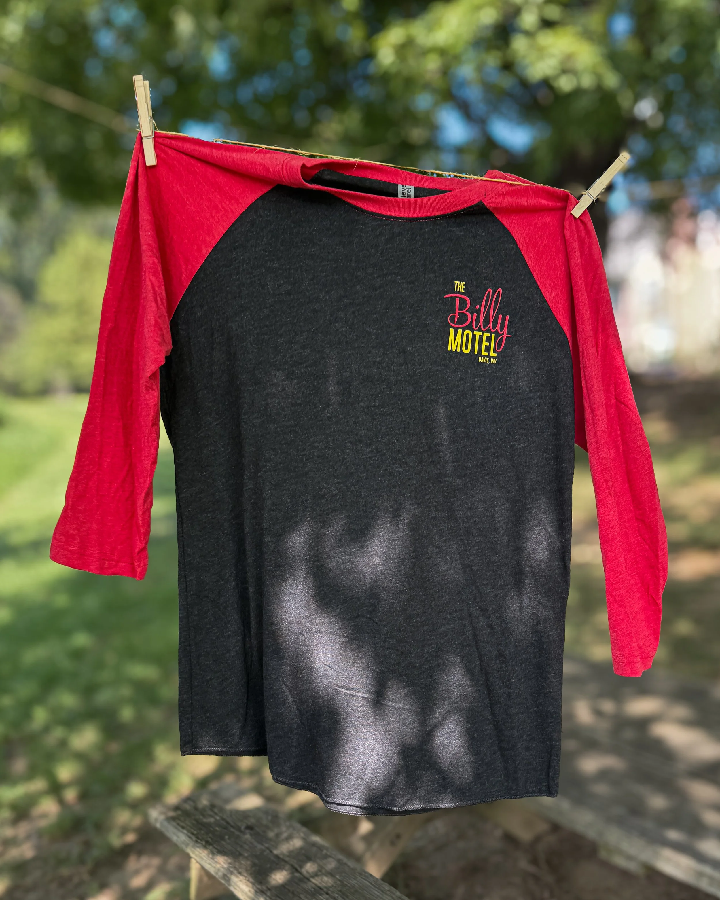 Billy Raglan Red Sleeves Tee