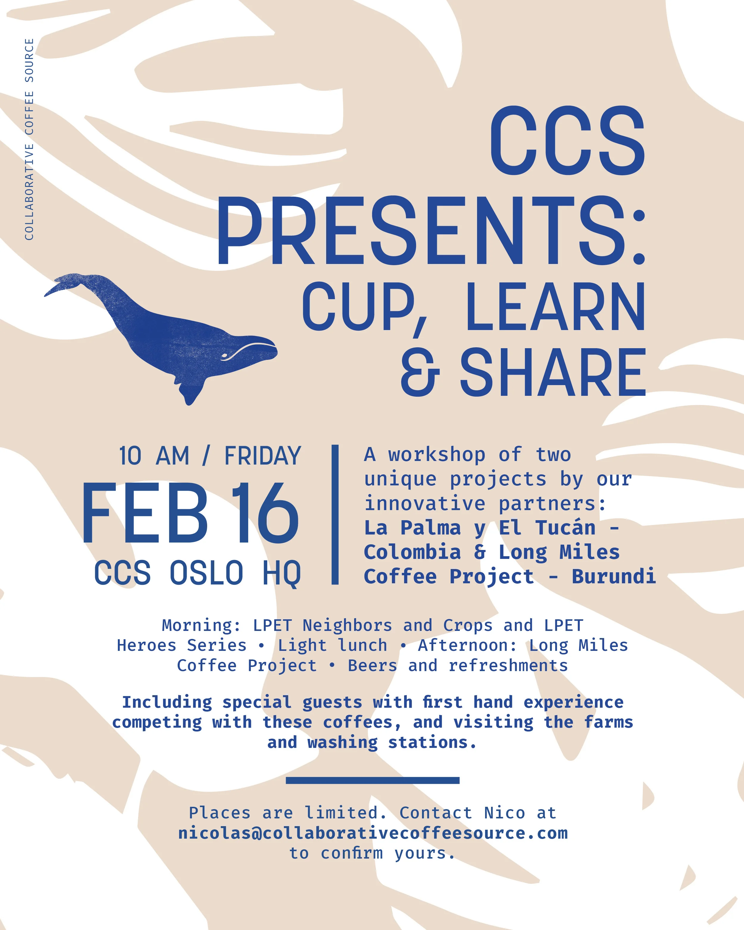 CCS Presents: Cup, Learn & Share