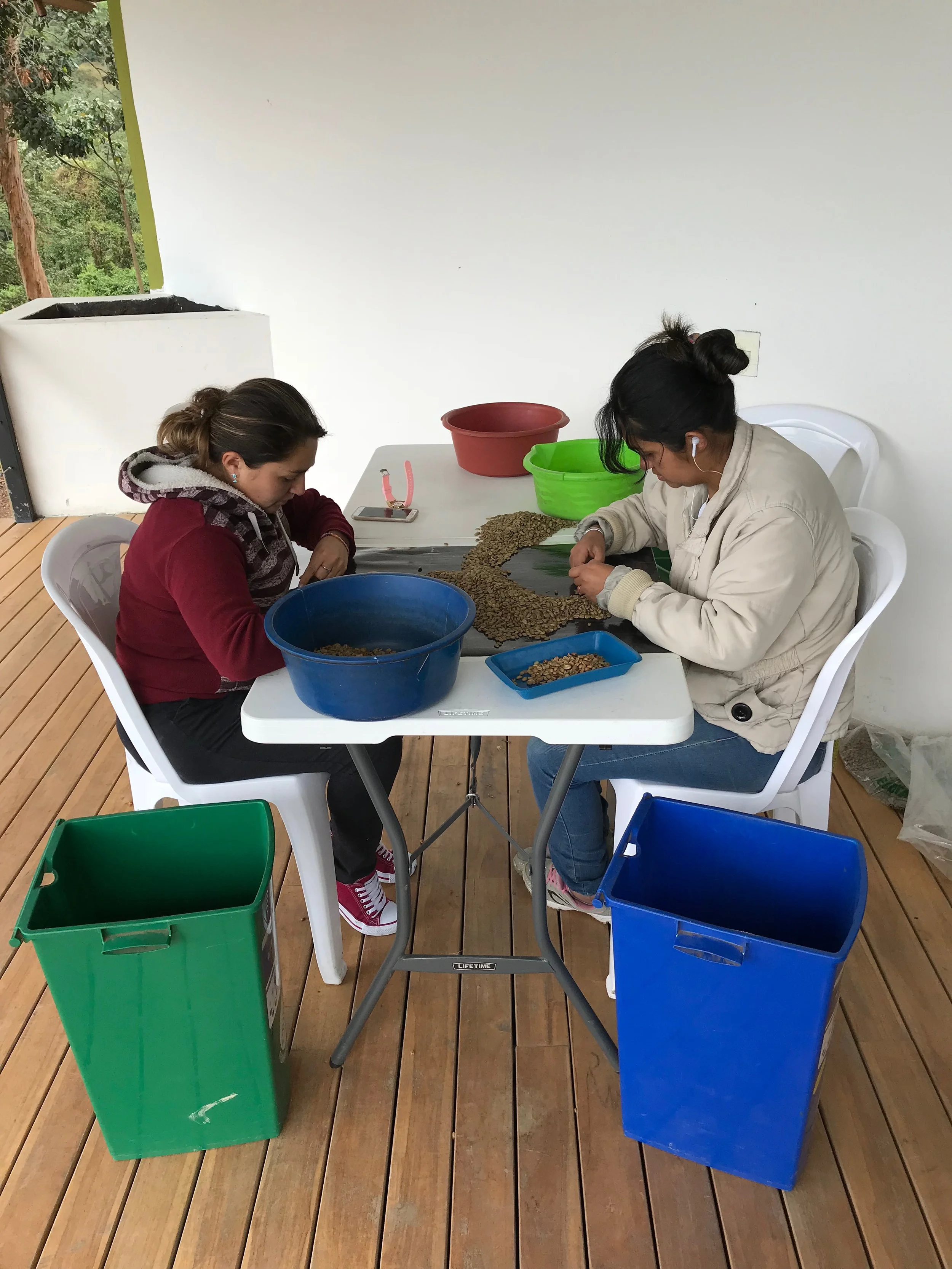 Final hand sorting