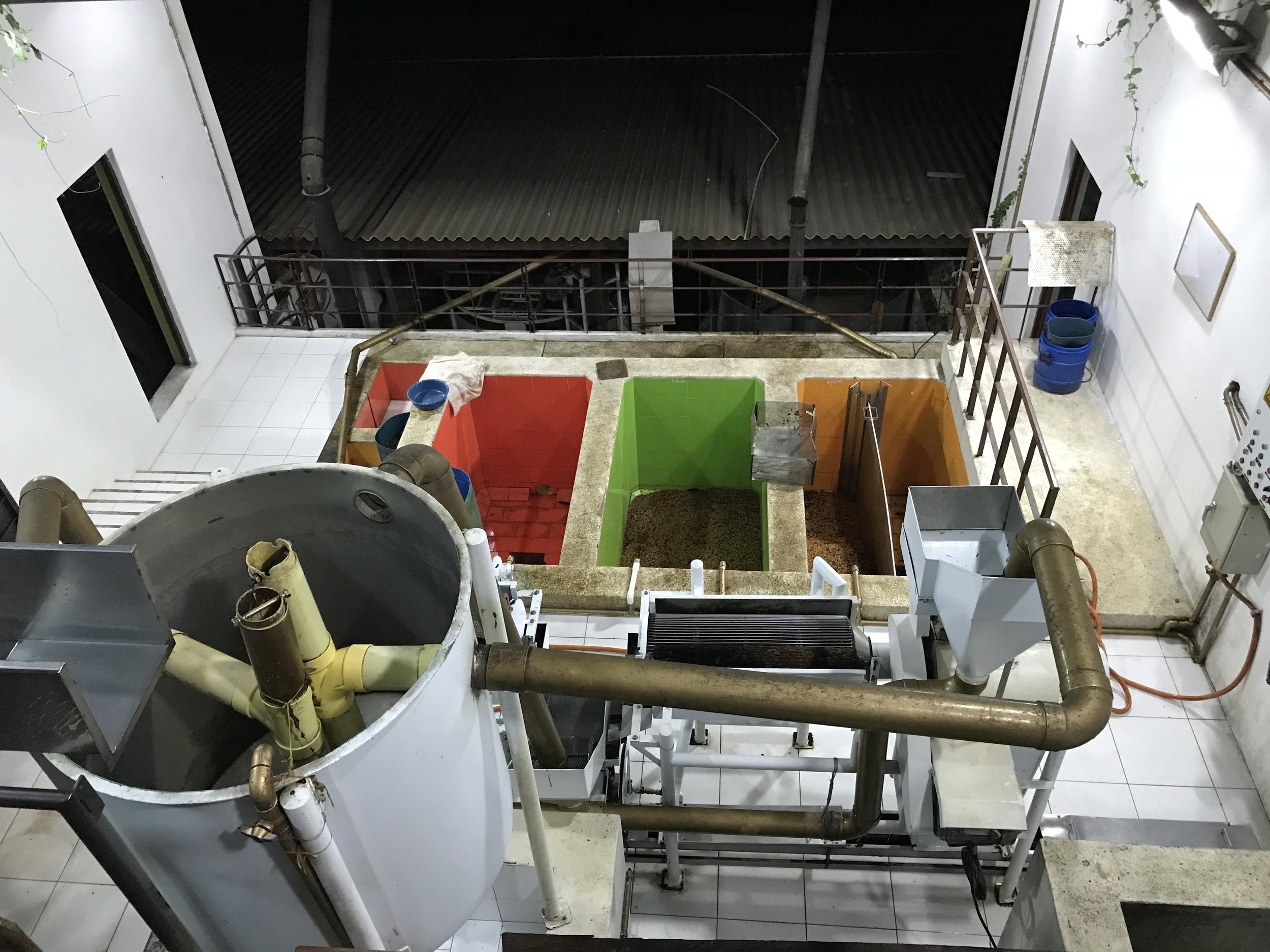 Processing facilities at La Palma y El Tucan