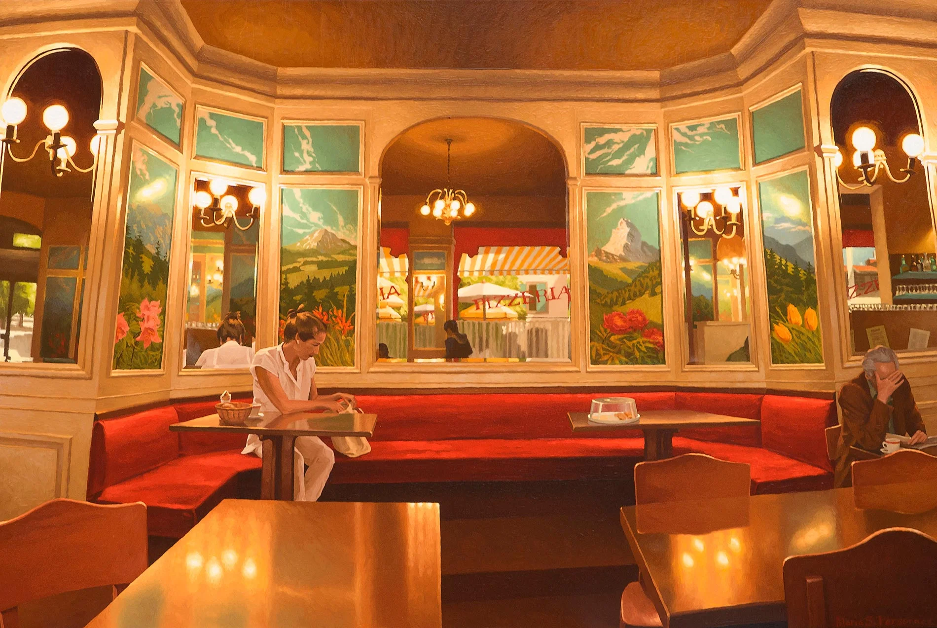 Café du matin et quelques paysages