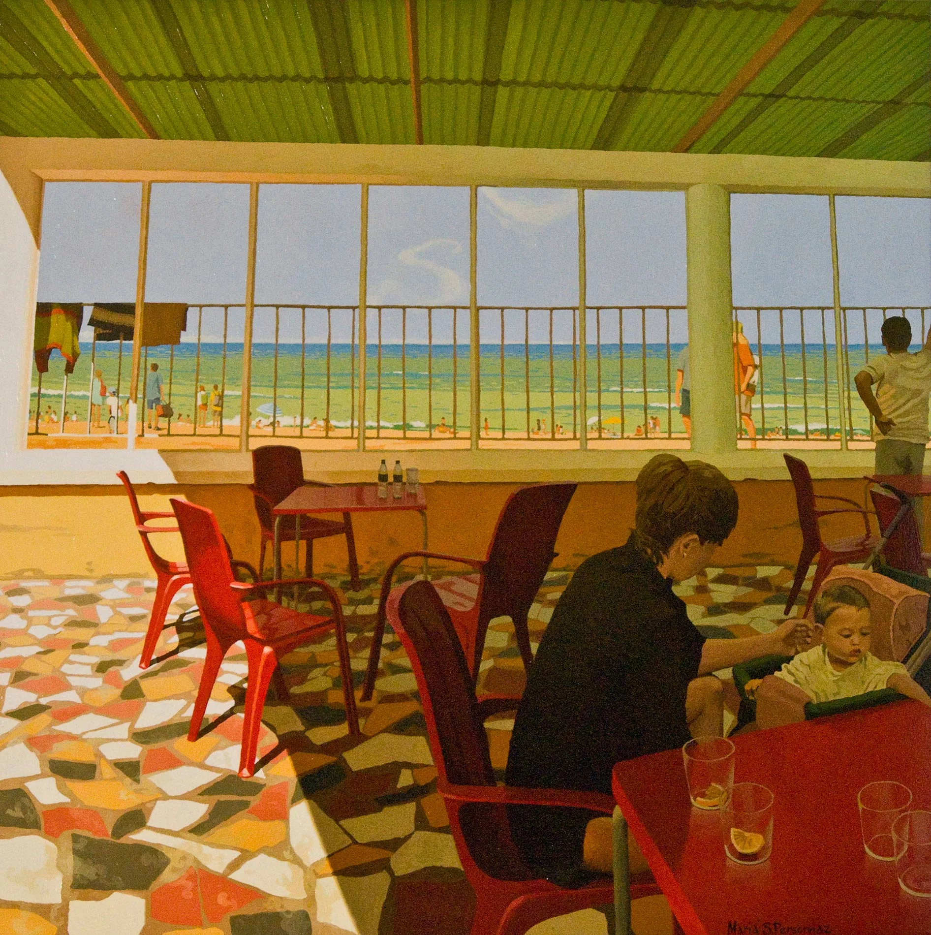 Snack bar sur la côte basque
