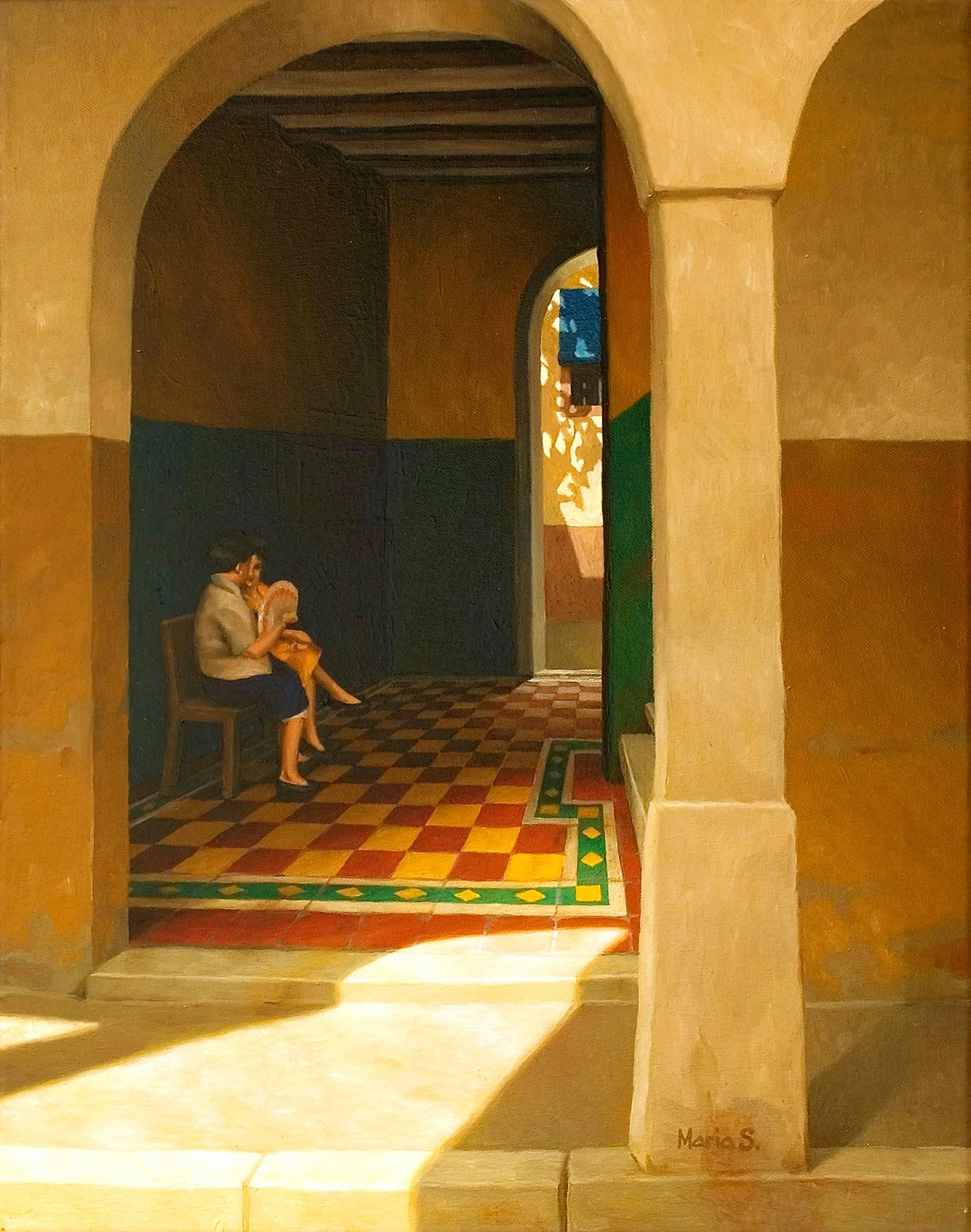 Conversation à l'ombre