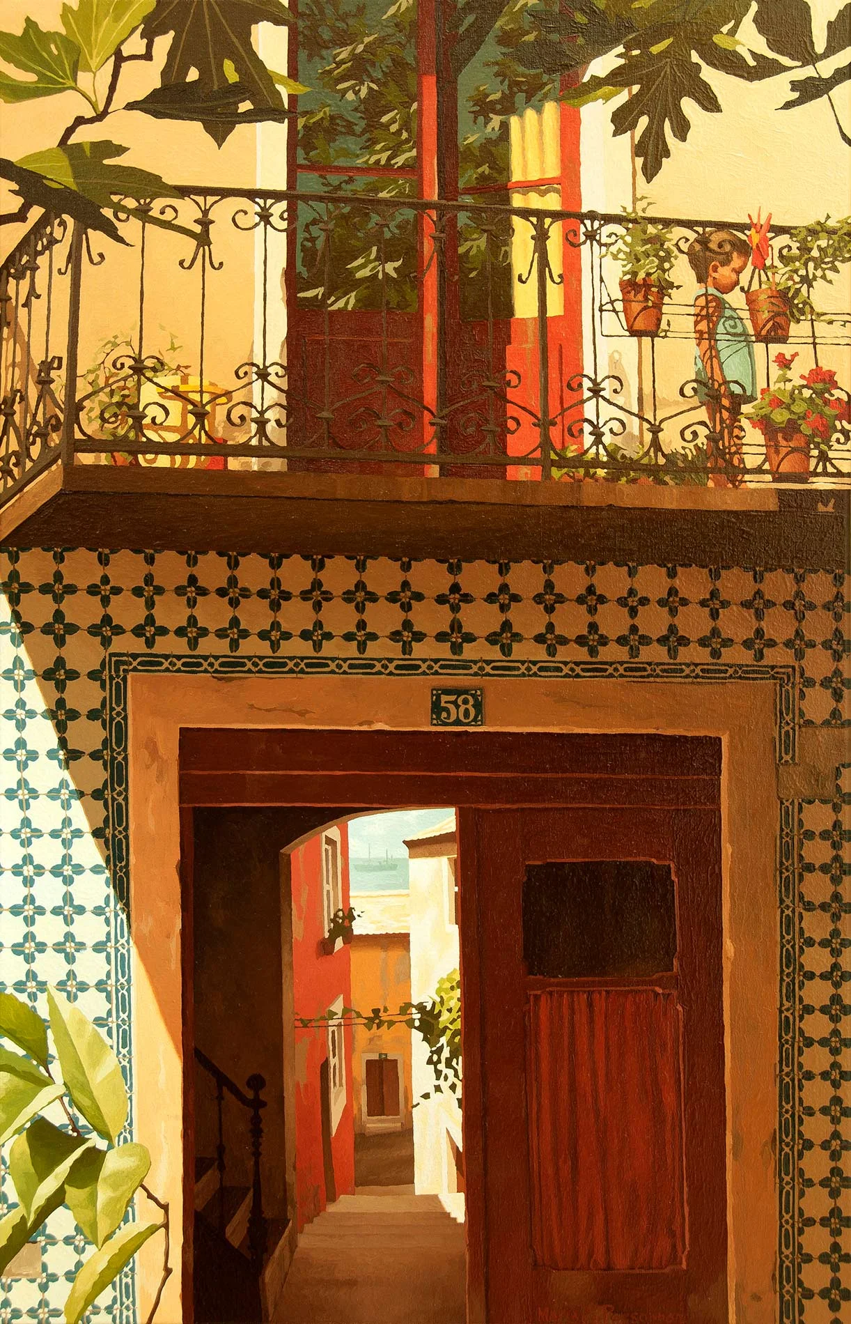 Open doors in Lisbon