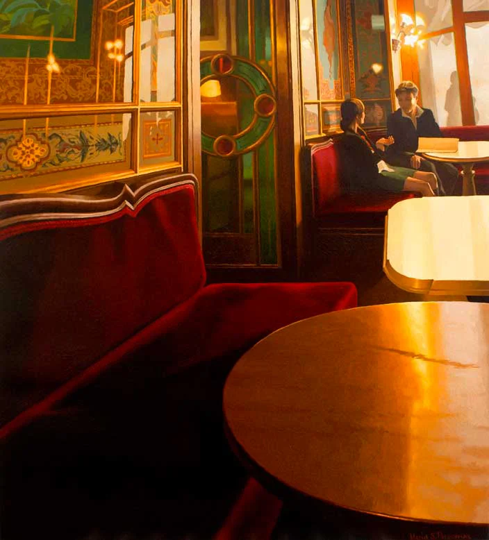 Velvet and golds at the Cafe Florian, Venice