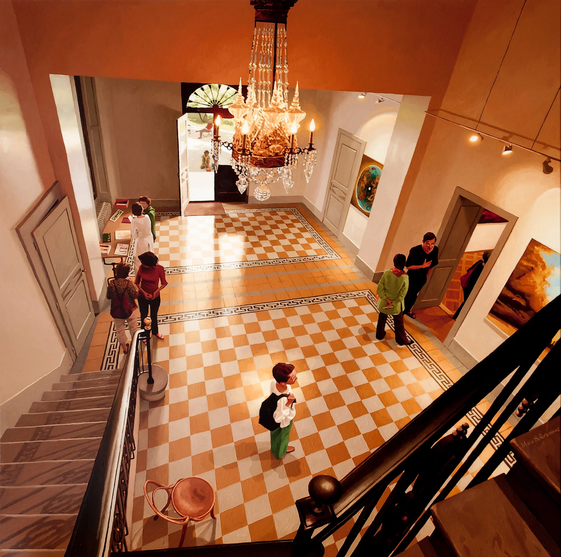 Painting exhibition, Geneva