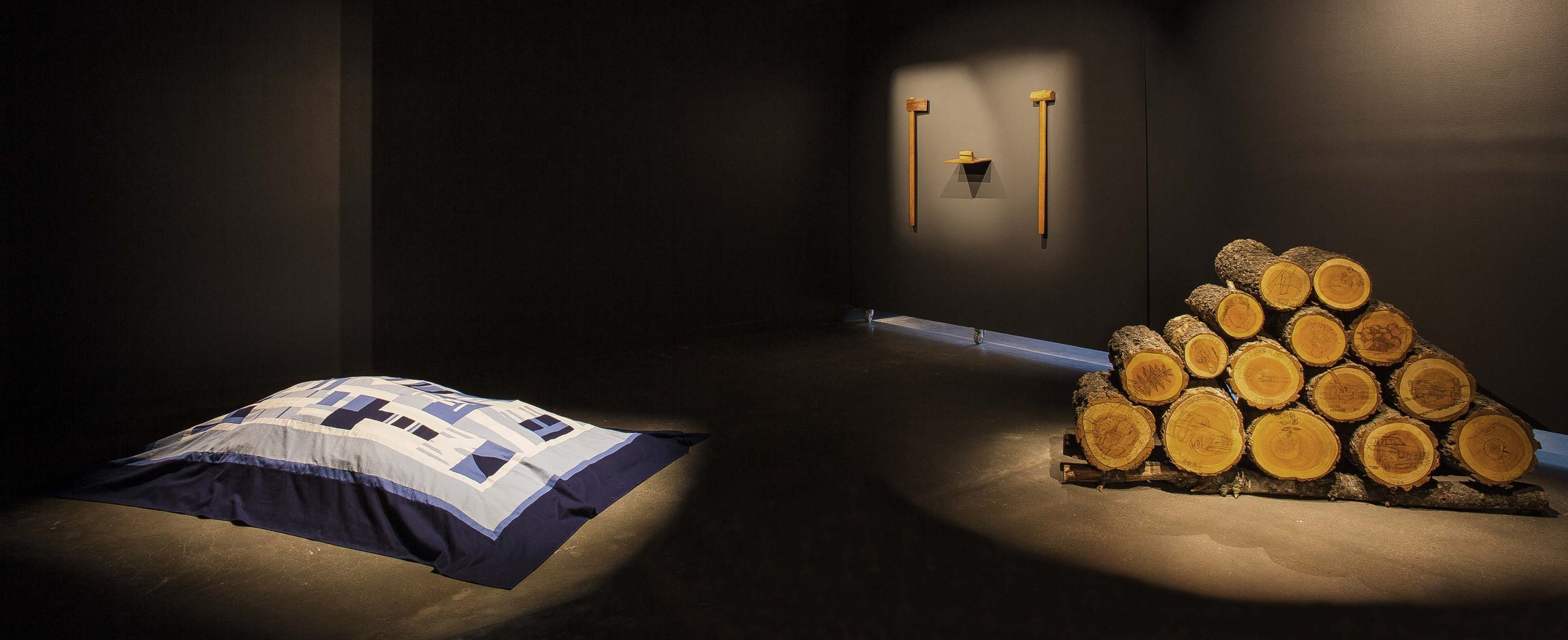 From curator Arielle Myers: “Matthew Smith’s work similarly serves as a translation of memory to objects, centering around one particular winter in his hometown of Wabash, Indiana. When his father’s job required that he temporarily move away from t