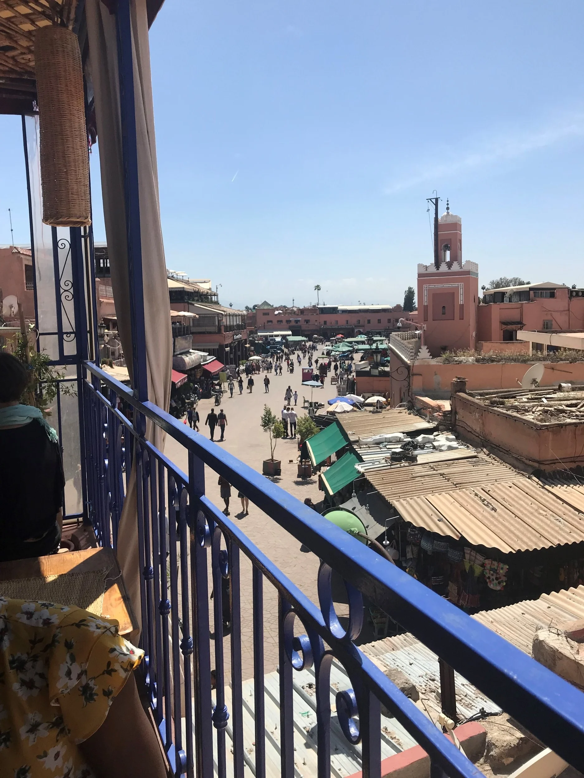 The medina in Marrakech. Photo credit: Rehman, 2018