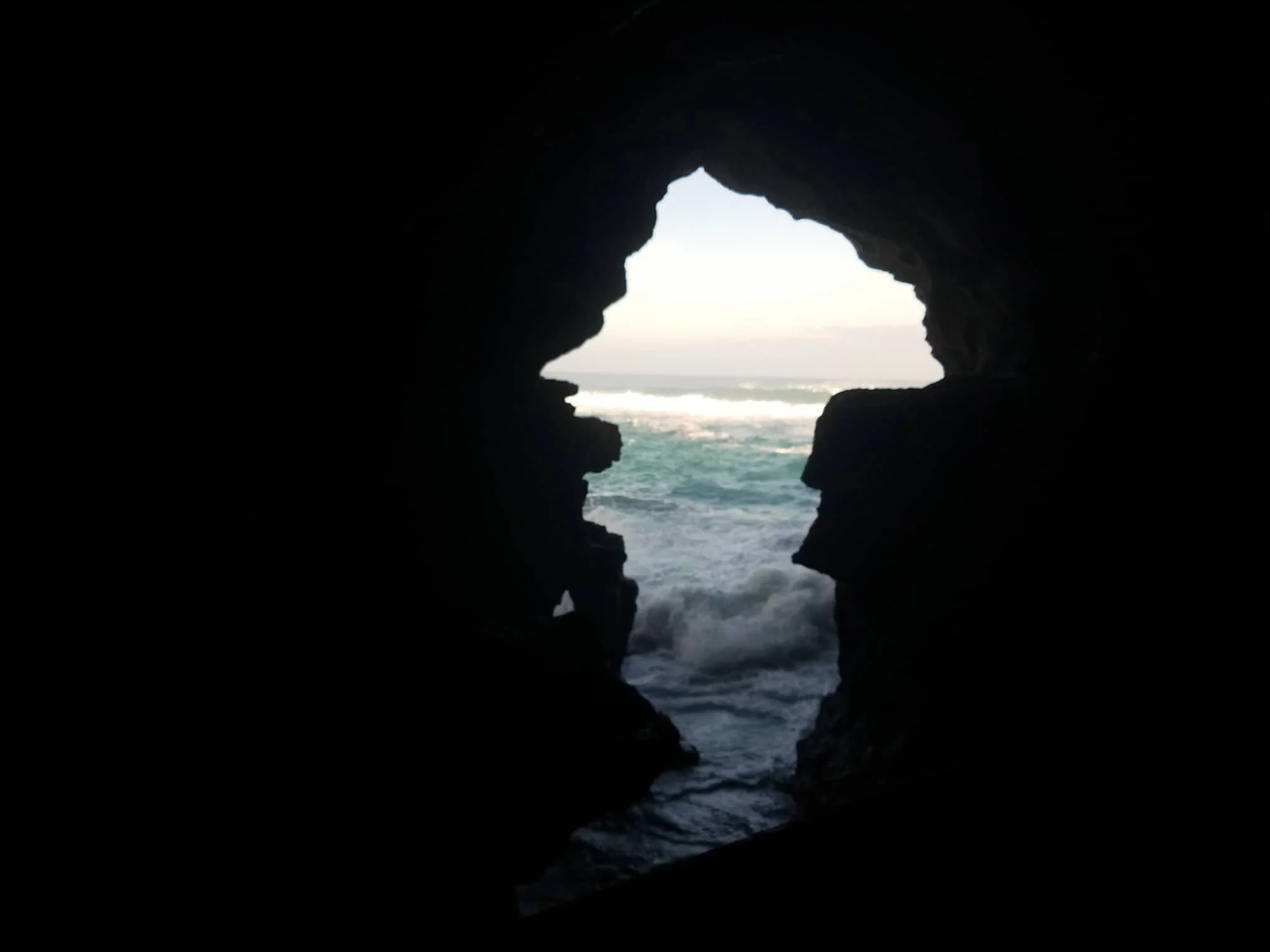 The iconic opening of the Hercules Cave just outside of Tangier. Photo Credit: Ashley Lasiter 2018.