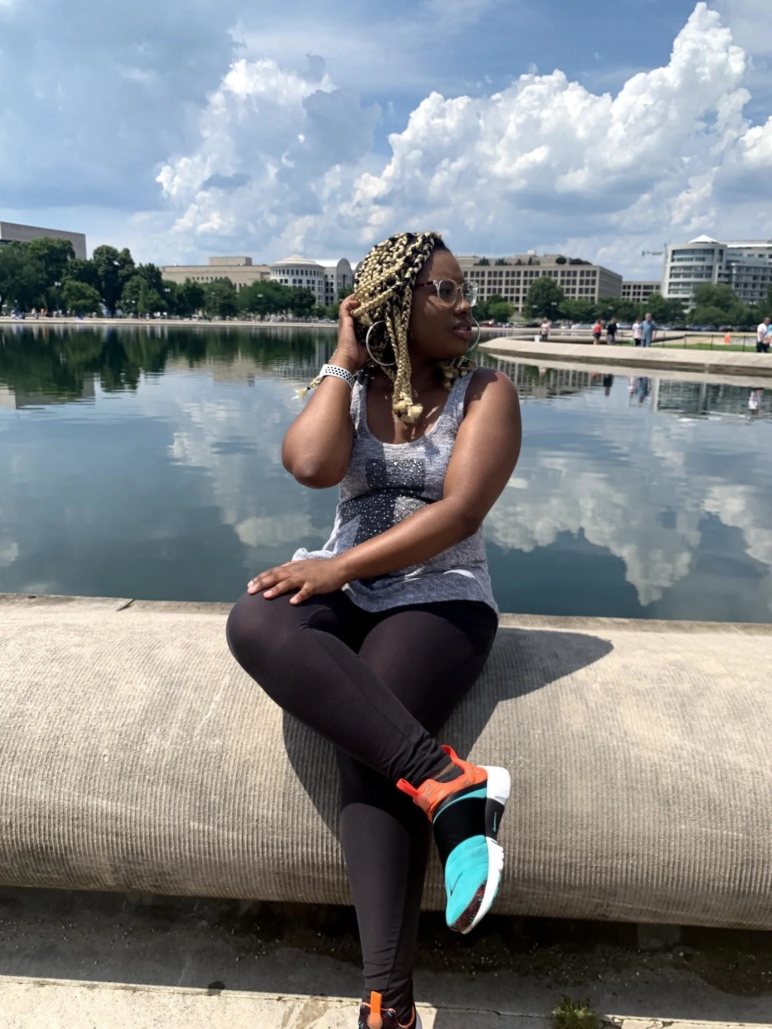 Chyanne’s summer 2019 trip to Washington D.C. before starting at AMIDEAST. Photo credit: Vanzant, 2019