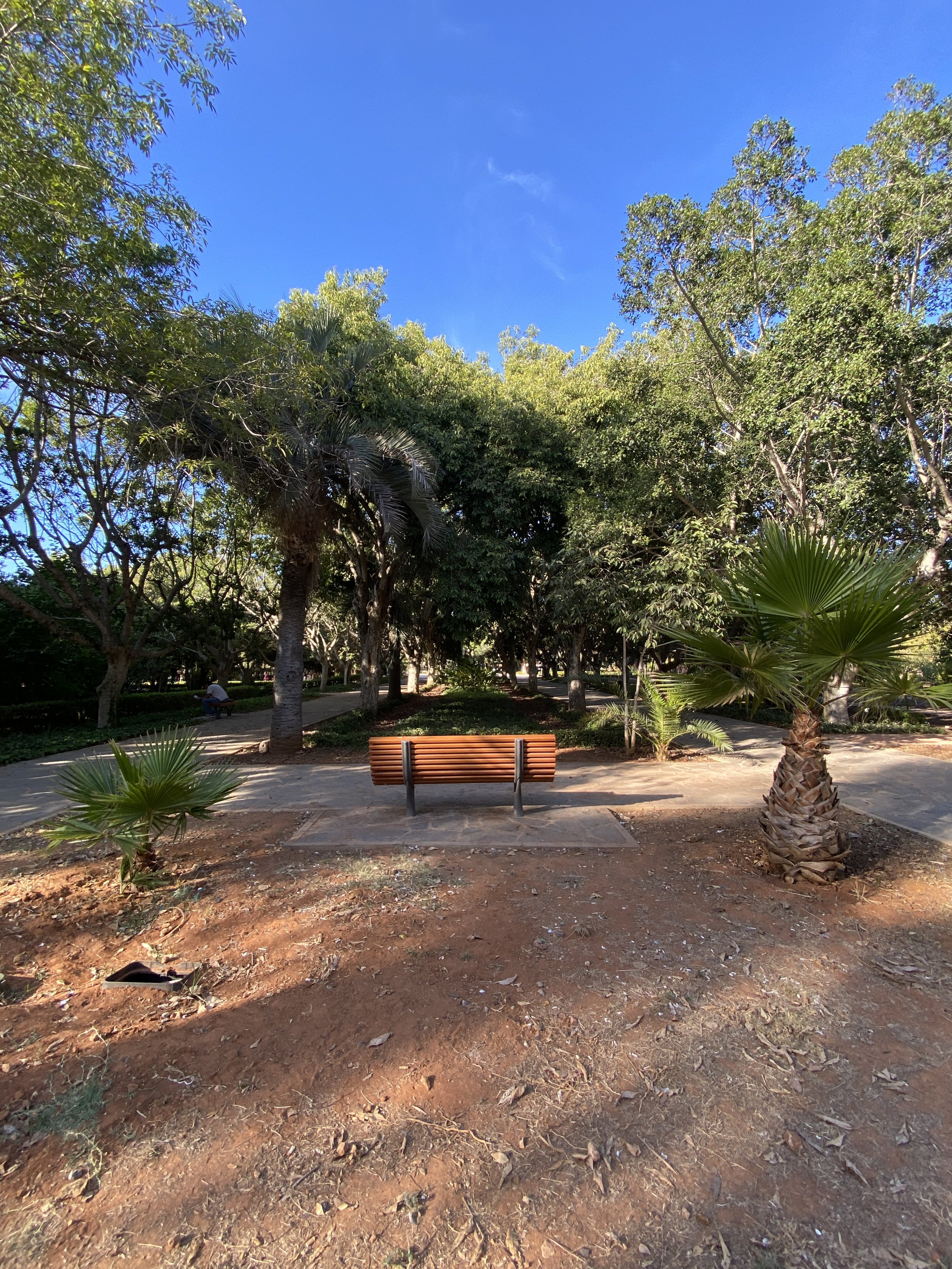  Bench in Jardin botanique. Photo credit: Avignon, 2022. 