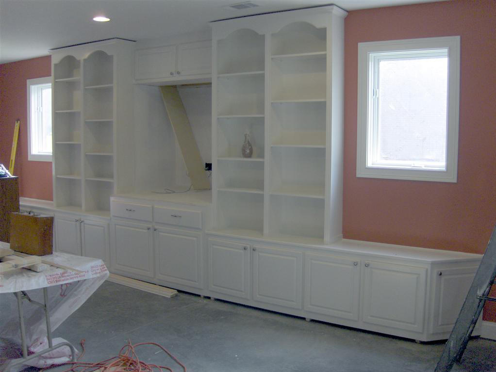 Built-in Cabinets, Bookcases and Media Center