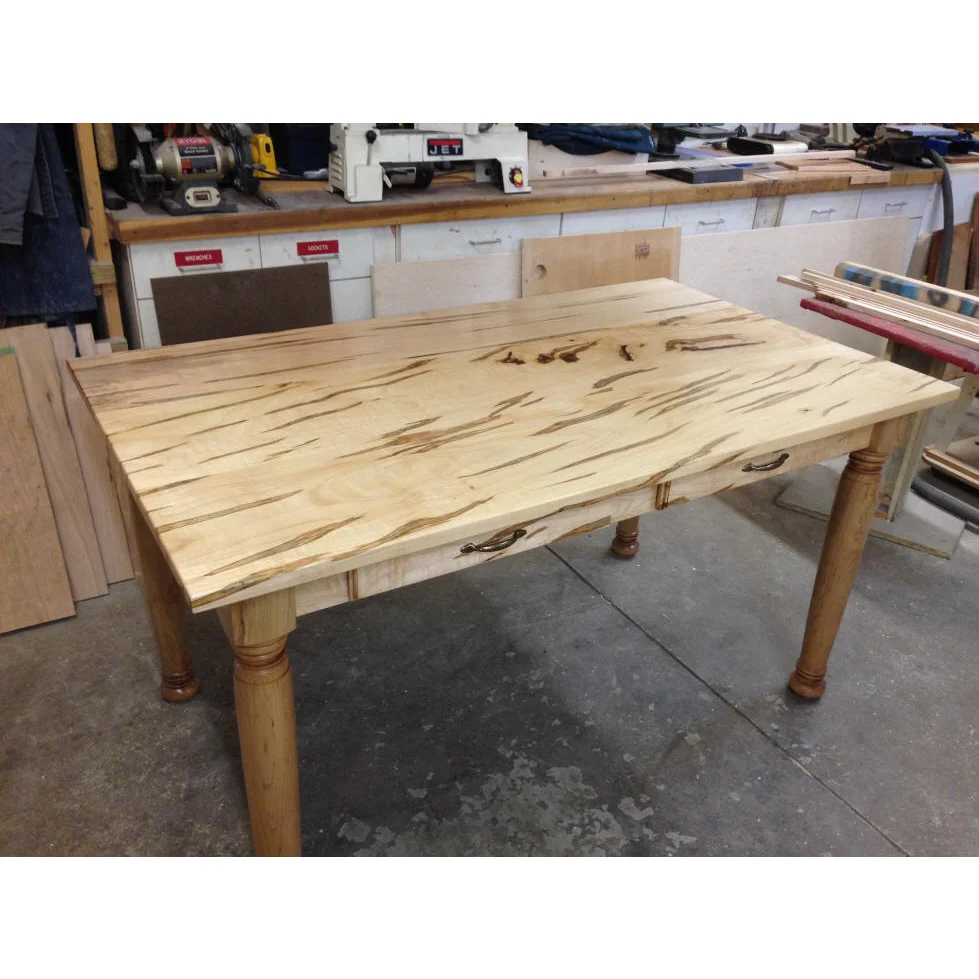 Wormy Maple Table/Desk