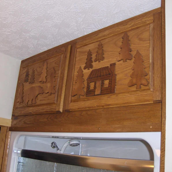Bath Surround and Cabinet Over Shower