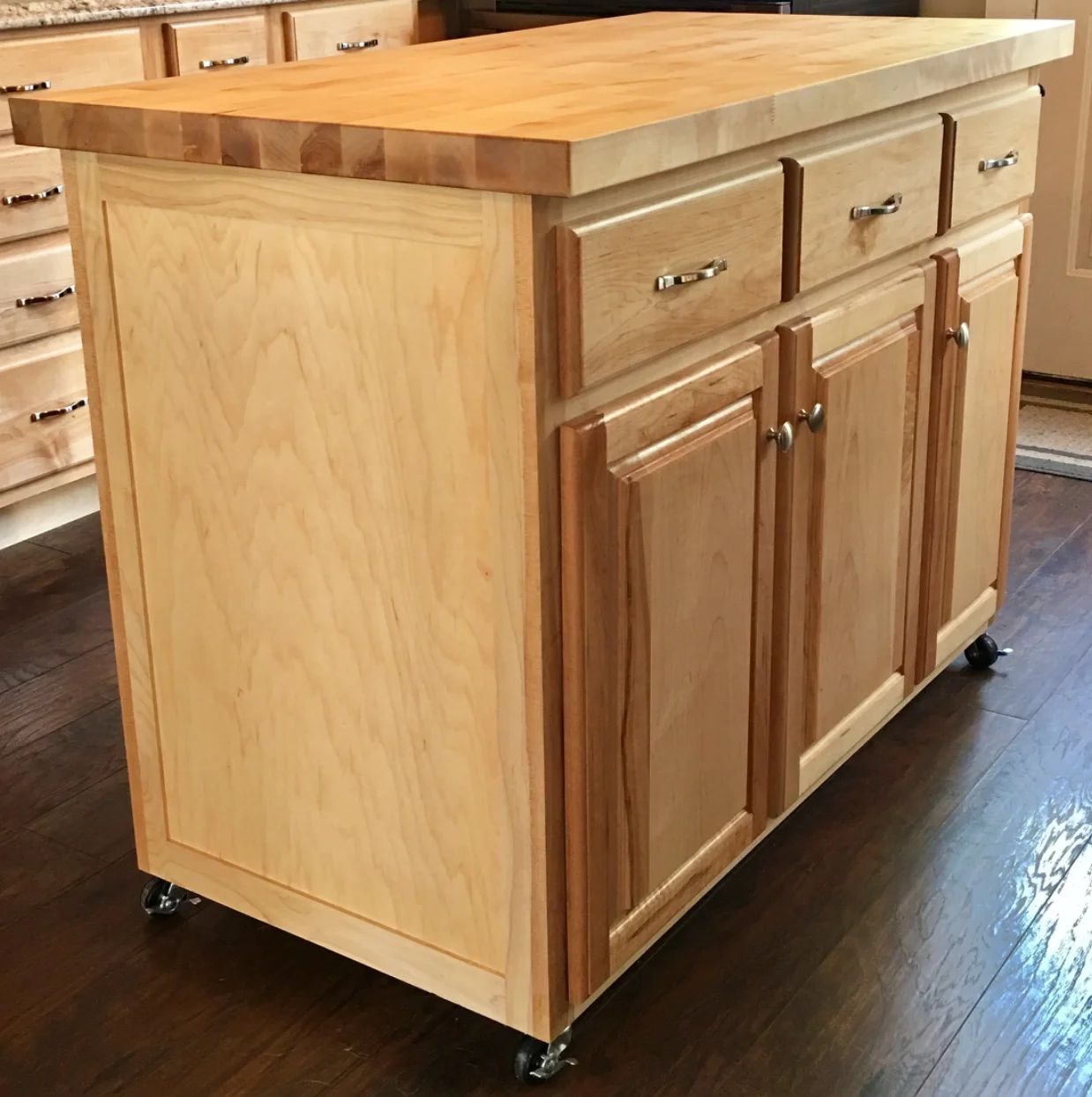 Maple Kitchen Island