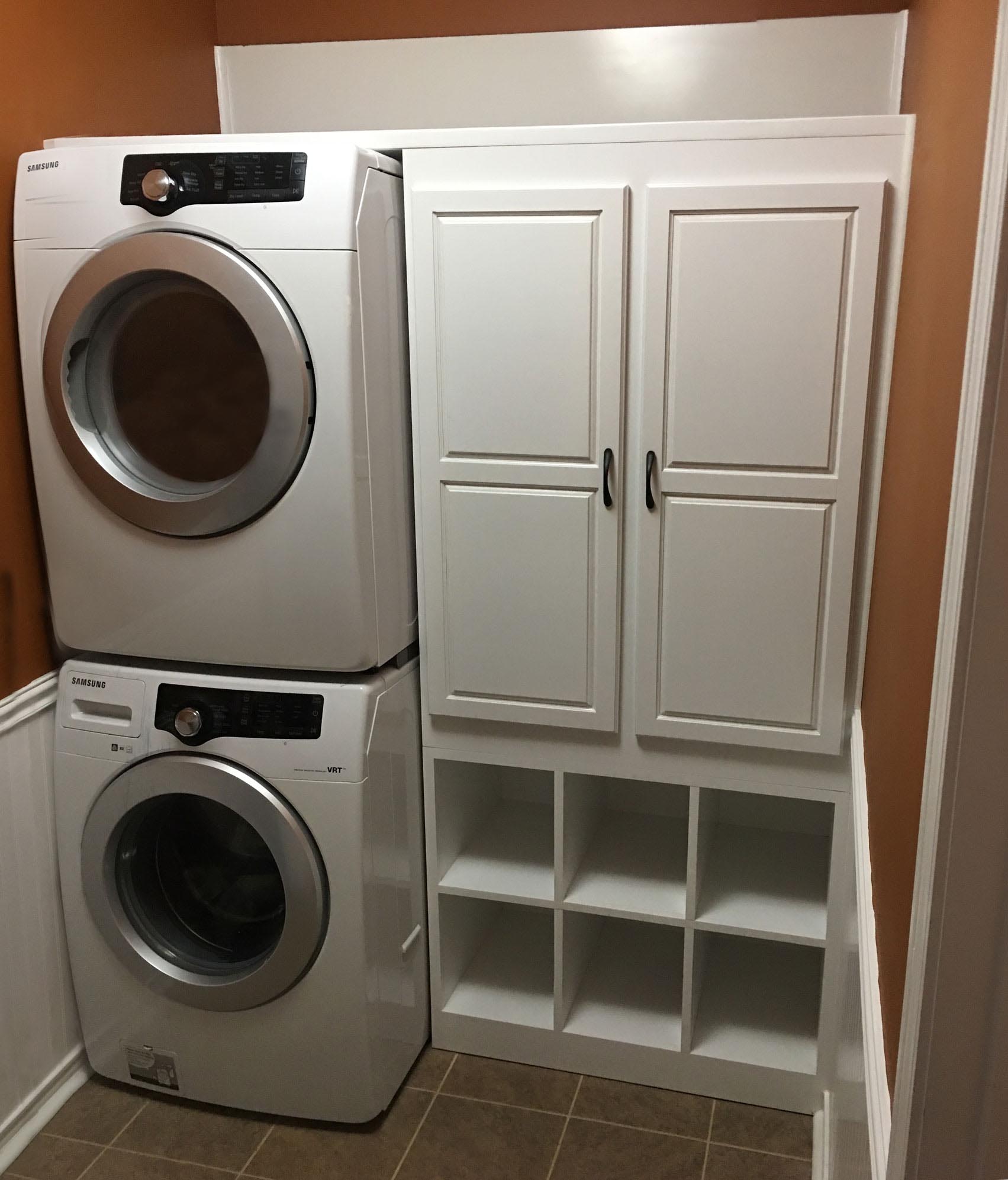 Laundry Room Mudroom Storage Cabinet With Shoe Cubbies