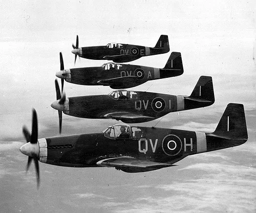 World War II era Royal Air Force planes