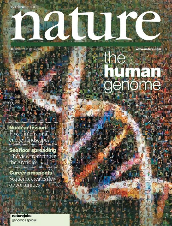 The February 15, 2001 issue of Nature magazine featured publication of the initial sequencing and analysis of the human genome by the Human Genome Project. Quote at the end of the paper: “We shall not cease from exploration. And the end of all our exploring will be to arrive where we started, and know the place for the first time.” —T. S. Eliot