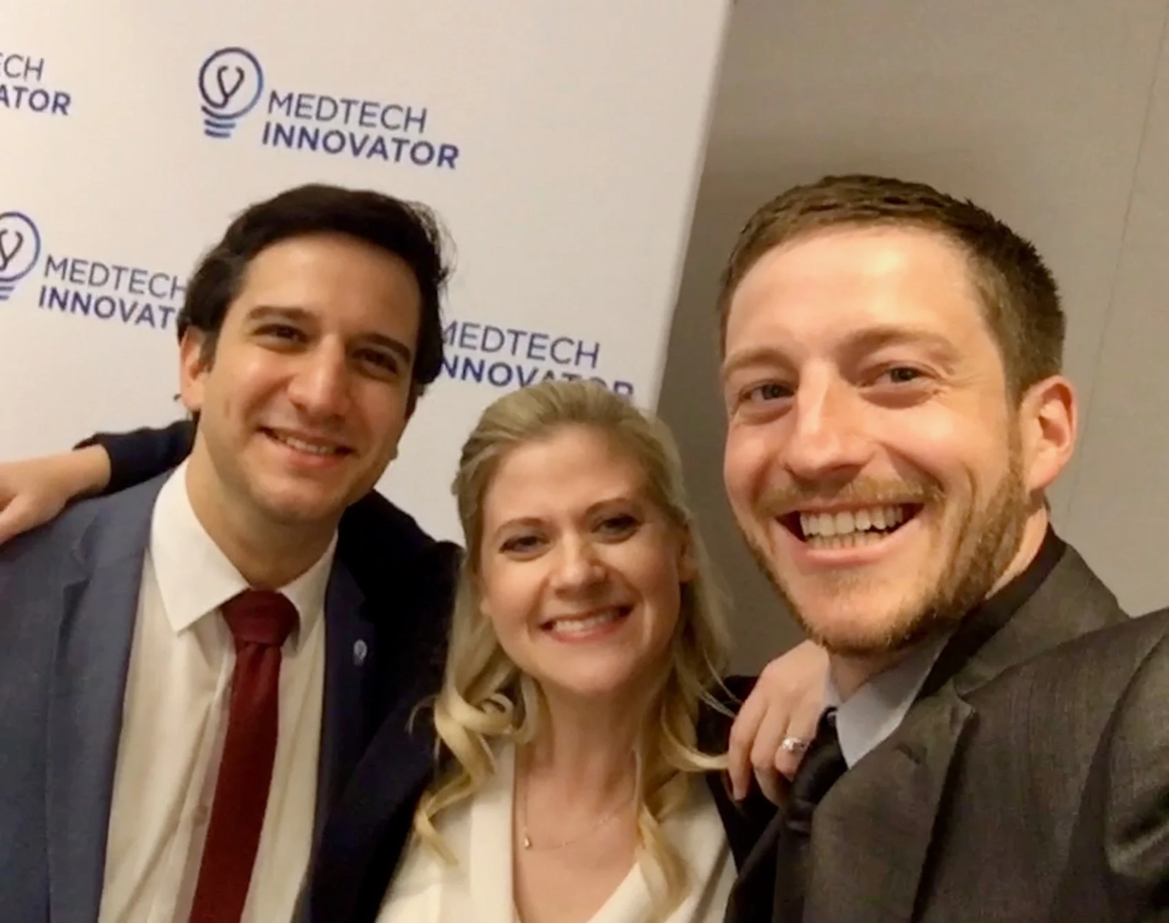 From left: Cyrus Doctor, CEO, Starling Surgical; Kayleen Brown, Executive Editor, MTS Broadcasting Network; Travis Davis, CTO, Starling Surgical