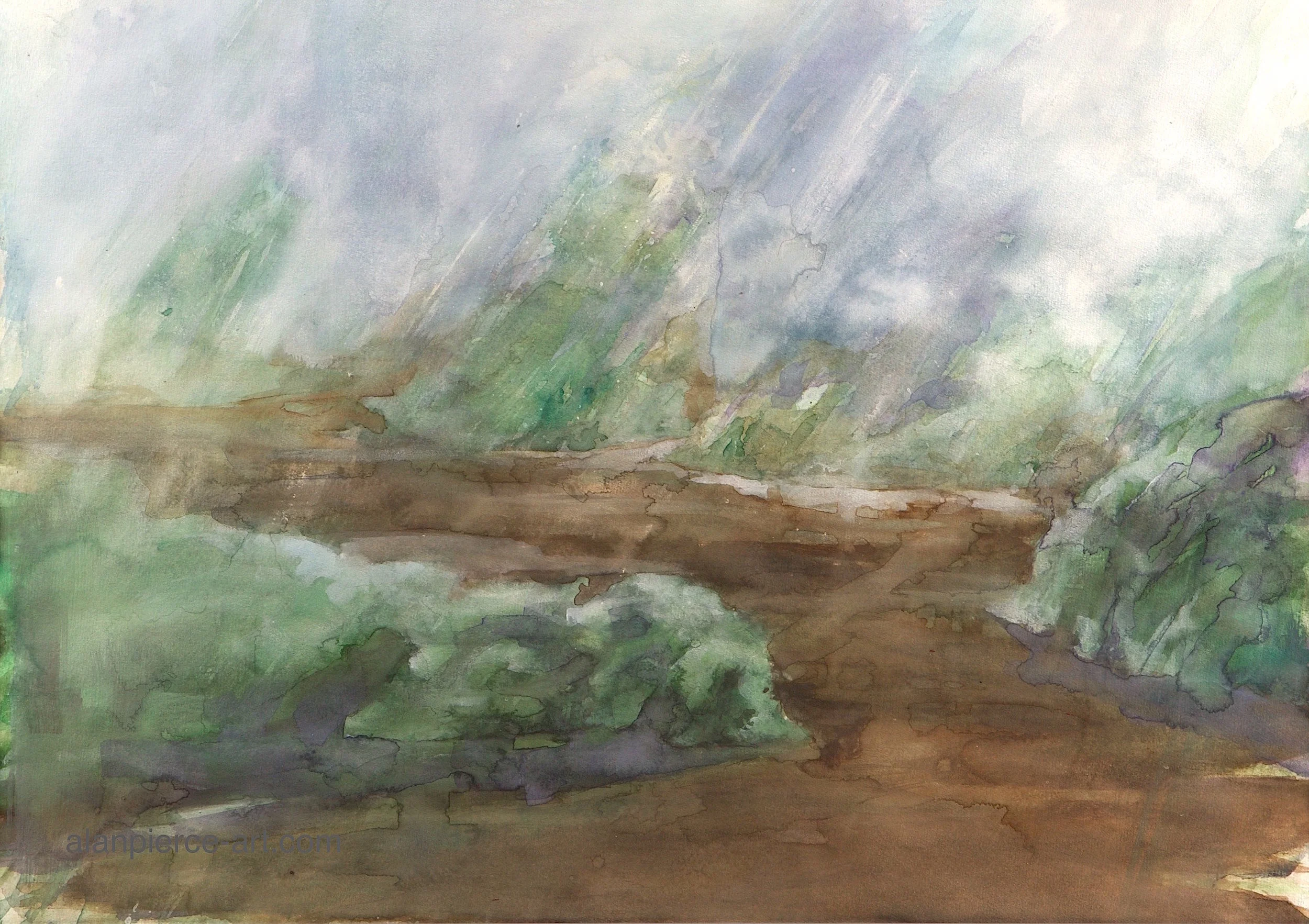 THE TORRENT-WATERCOLOR PAINTING-ALAN PIERCE.jpg