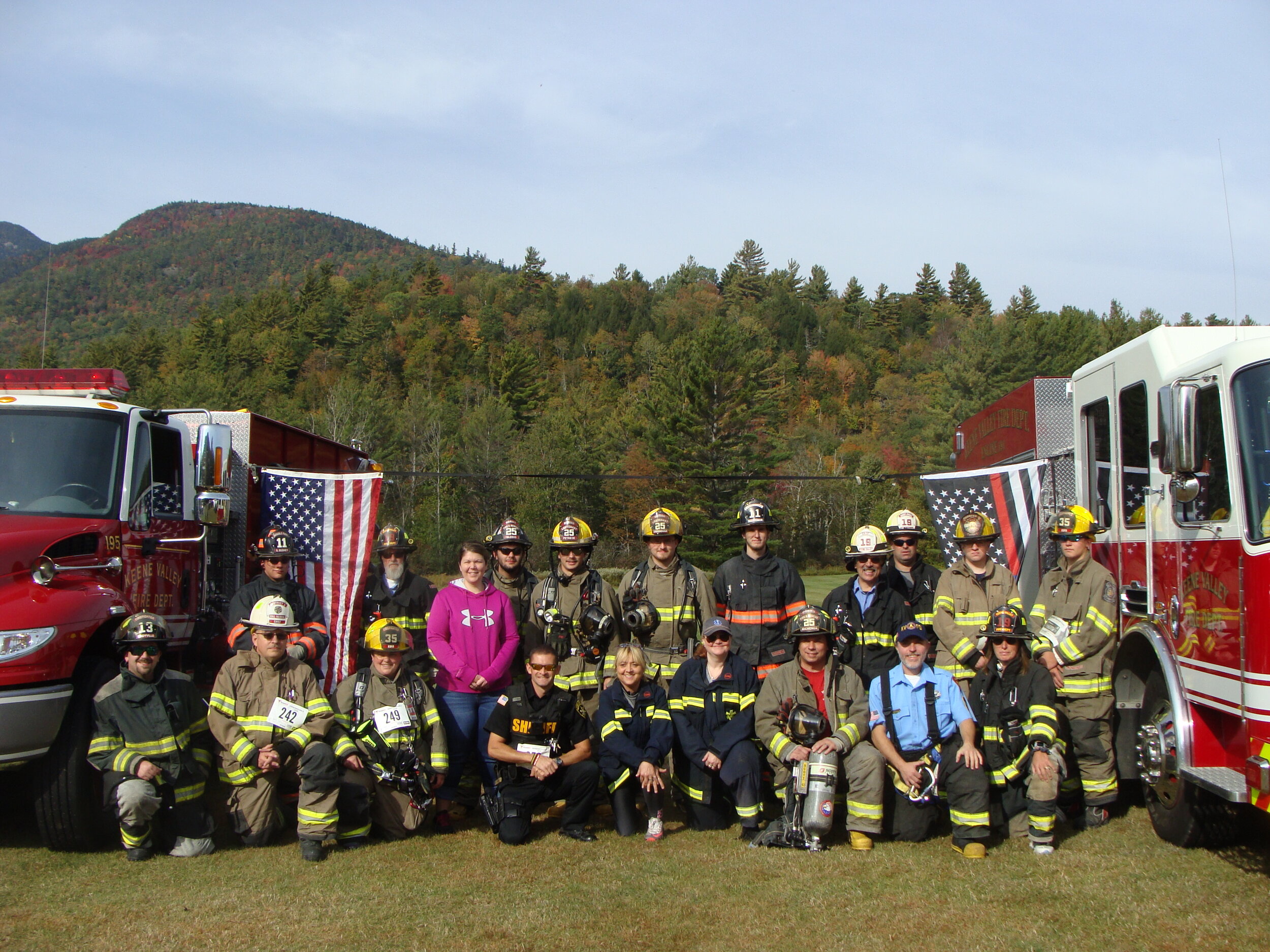 2019 Remembrance Run Local First Responder participants