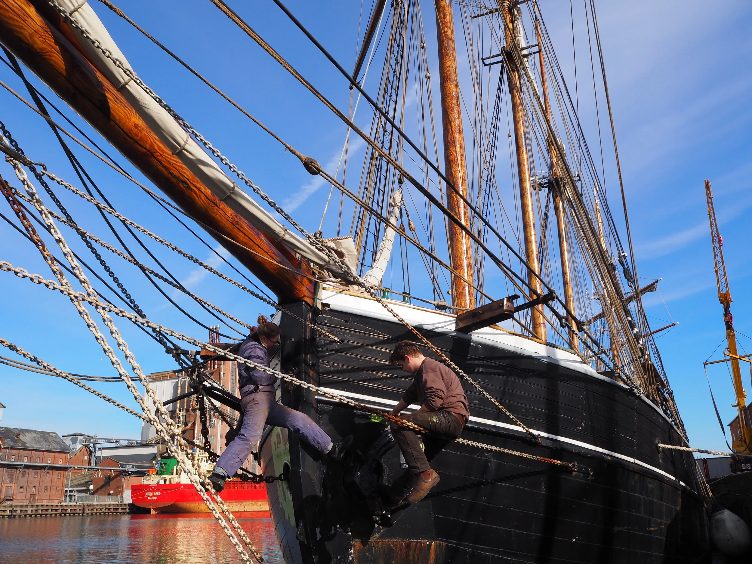 At the ship yard in Svendborg