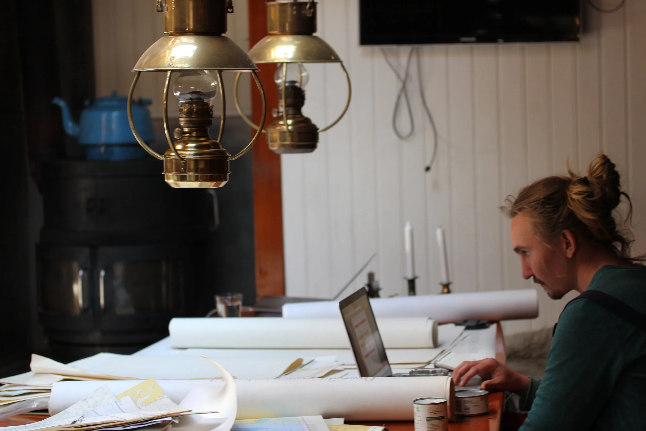 Mayonnaise and sea charts