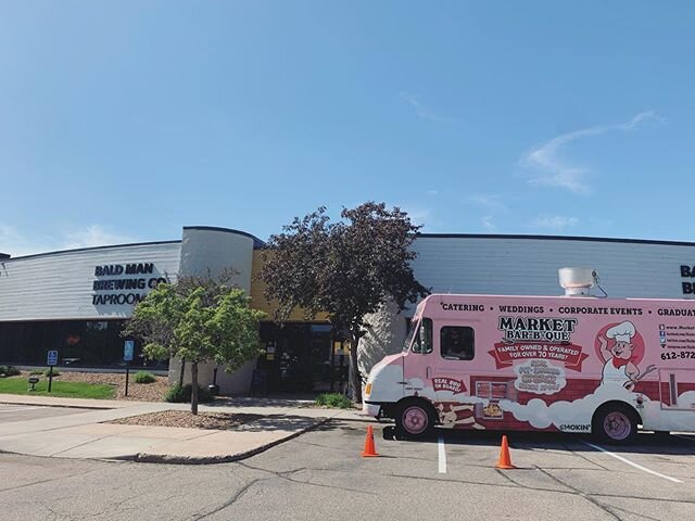 Food trucks are back!!! Market BBQ will be here until 8, and our patio is open until 11! 
Walk-in for a reservation or call 651-600-3164 to see if there is a wait! 
As always we have growlers available to-go as well!