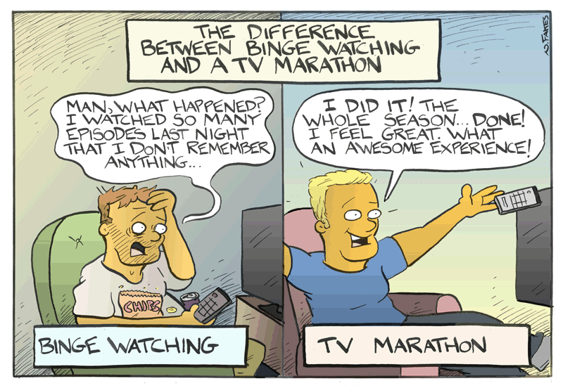 21st Century Fox TV Marathon/Binge Watching Custom Cartoon