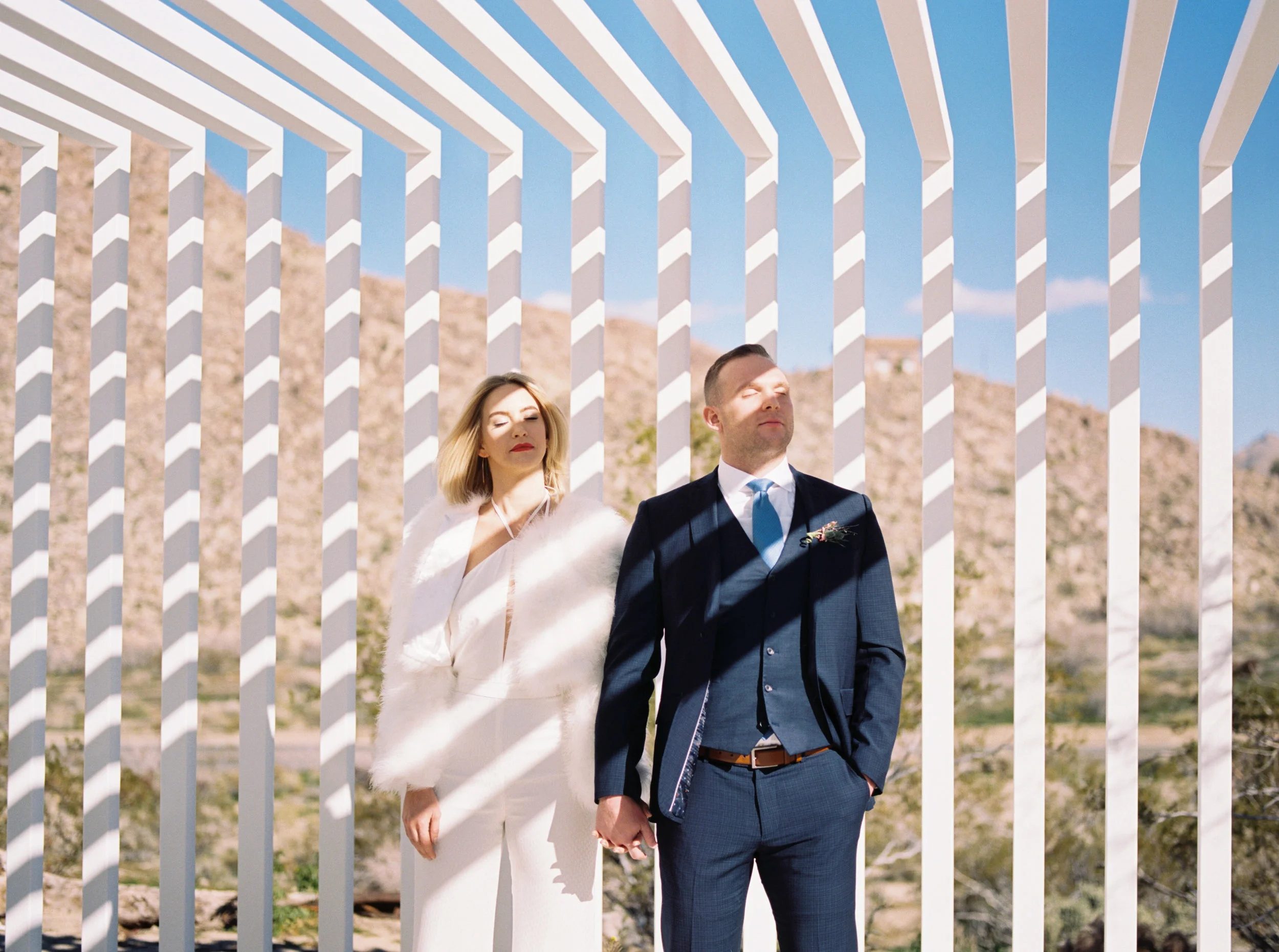 Joshua Tree Elopement / Winter Wonderland