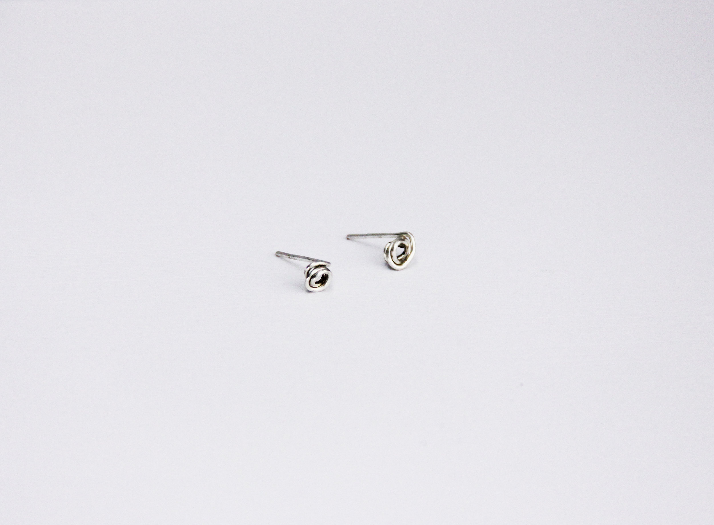 Silver nest studs