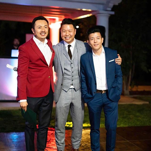 With my mentor 🎓 @mikechou_  and brother from another mother 🍜 @hangryblogger.  Had a great time being the 🎤 MC for @areaaie ❄️Winter Wonderland ❄️ Installation 2019.  #areaa #BOD #President #realtorlife